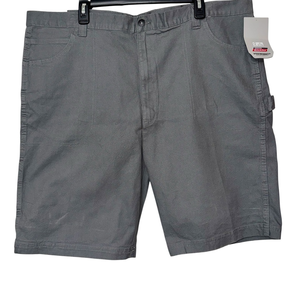 Dickies Men's Charcoal Flat-Front Work Shorts